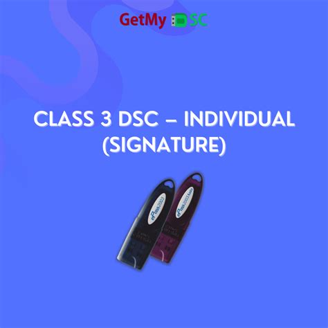 Class 3 DSC .